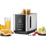 Toaster Sunny TO 850 (edelstahl/schwarz, 800 Watt, fr 2 Scheiben Toast)