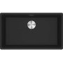 Franke Maris MRG 110-72 Fragranite+ Nero Opaco, lavello sottotop 80 cm, azionamento manuale, 125.0683.189