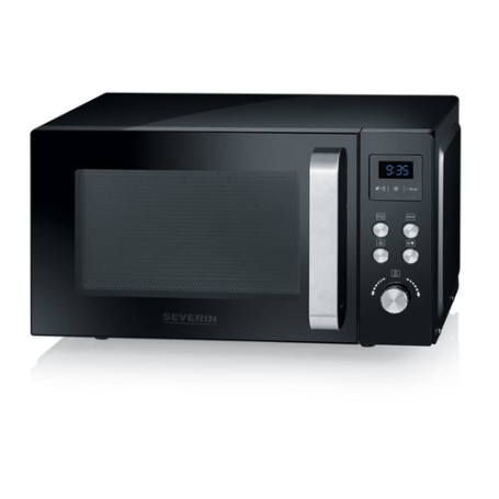 Severin MW 7752 Superficie piana Microonde combinato 25 L 900 W Nero, Acciaio inossidabile (7752) (MW7752)