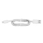 Ewent EW1278 cavo Lightning 1 m Bianco (WPC-FTH-PLC32SCA)