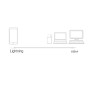 Ewent EW1278 cavo Lightning 1 m Bianco (WPC-FTH-PLC32SCA)