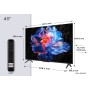 TCL V6C 43V6C TV 109,2 cm (43") 4K Ultra HD Smart TV Wi-Fi Metallico 260 cd/m²