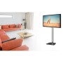 Techly ICA-TR11 Supporto TV a parete 177,8 cm (70") Nero, Argento (ICA-TR11)