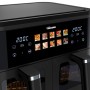 Tristar FR-9075 friggitrice Doppia 9 L Indipendente 2500 W Friggitrice ad aria calda Nero