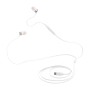 JBL Tune 310C Auricolare Cablato In-ear Musica e Chiamate USB tipo-C Bianco (JBLT310CWHT)
