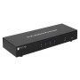 Techly IDATA DP-KVM4 switch per keyboard-video-mouse (kvm) Montaggio rack Nero (IDATA-DP-KVM4)
