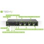 Techly IDATA DP-KVM4 switch per keyboard-video-mouse (kvm) Montaggio rack Nero (IDATA-DP-KVM4)