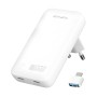 4smarts 542065 Caricabatterie per dispositivi mobili Universale Bianco AC Interno