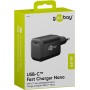 Goobay 79155 Caricabatterie per dispositivi mobili Universale Nero AC Ricarica rapida Interno