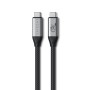 Satechi USB4 V2 Pro Cable cavo USB USB4 Gen 4x2 1,2 m USB C Argento, Nero (ST-YU4120K)