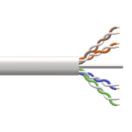 BOBINA RETE UTP CAT6 305MT RAME AWG24 RAME LSZH CLASSE CPR CCA BLU (LK305U6CB)