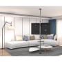 Techly ICA-TR32 Supporto TV a parete 177,8 cm (70") Nero, Grigio (ICA-TR32)