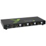 Techly 4x1 USB HDMI KVM Switch 4Kx2K IDATA KVM-HDMI4U switch per keyboard-video-mouse (kvm) Nero (IDATA-KVM-HDMI4U)