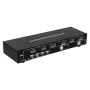 Techly IDATA DP-KVM2 switch per keyboard-video-mouse (kvm) Nero (IDATA-DP-KVM2)