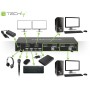 Techly IDATA DP-KVM2 switch per keyboard-video-mouse (kvm) Nero (IDATA-DP-KVM2)