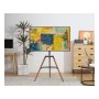 Techly ICA-TR58 Supporto TV a parete 165,1 cm (65") Nero, Legno