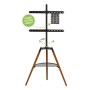 Techly ICA-TR58 Supporto TV a parete 165,1 cm (65") Nero, Legno