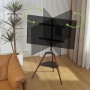 Techly ICA-TR58 Supporto TV a parete 165,1 cm (65") Nero, Legno