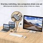 Techly IDATA KVM-DPC8K switch per keyboard-video-mouse (kvm) Grigio (IDATA-KVM-DPC8K)