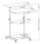 Techly ICA-TB TPM-3 leggio Nero, Argento (ICA-TB-TPM-3)