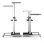 Techly ICA-TB TPM-3 leggio Nero, Argento (ICA-TB-TPM-3)