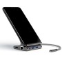 4smarts 7in1 USB 3.2 Gen 1 (3.1 Gen 1) Type-A + Type-C Grigio (456337)