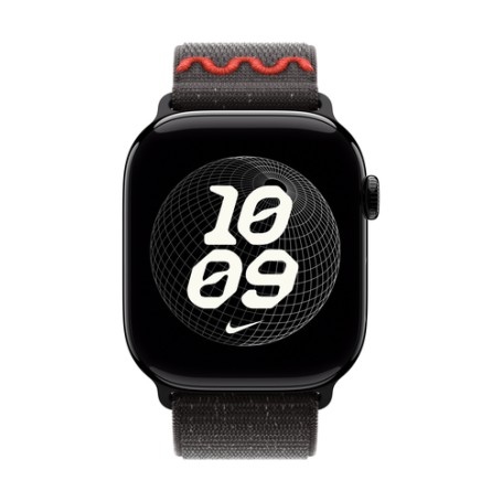 Apple Nike Sport Loop Band Nero Nylon, Poliestere riciclato, Spandex (MGD34ZM/A)