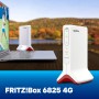 Box FRITZ! 6825 4G International router wireless Gigabit Ethernet Banda singola (2.4 GHz) Bianco (20003159)
