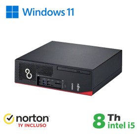 RINOVO PC FUJITSU Esprimo D738 SFF i58X00 DDR4 8GB SSD 256GB W11P NO DVD GRADE A 1Y WARRANTY + NORTO (RN54522311)