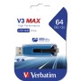 Verbatim V3 MAX - Memoria USB 3.0 da 64 GB - Blu (49807)