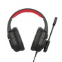 Trust GXT 448 Nixxo Auricolare Cablato A Padiglione Giocare USB tipo A Nero, Rosso (24030TRS)
