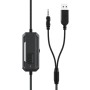 Trust GXT 448 Nixxo Auricolare Cablato A Padiglione Giocare USB tipo A Nero, Rosso (24030TRS)