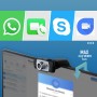 NGS XpressCam720 webcam 1280 x 720 Pixel USB 2.0 Nero, Grigio, Argento (XPRESSCAM720)