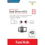 SanDisk Ultra Dual m3.0 unità flash USB 128 GB USB Type-A / Micro-USB 3.2 Gen 1 (3.1 Gen 1) Nero, Argento, Tra (SDDD3-128G-G46)