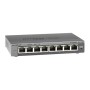 NETGEAR GS108E Gestito Gigabit Ethernet (10/100/1000) Nero (GS108E-300PES)
