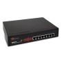 Hamlet Switch di rete a 8porte sistema automatico per riconoscimento velocità 10/100/1000 Mbit in metallo (HN08GTX)