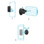 Mobilis 044004 supporto per personal communication Supporto passivo Telefono cellulare/smartphone Nero (044004)