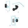 Mobilis 044006 supporto per personal communication Supporto passivo Telefono cellulare/smartphone, Navigatore Nero (044006)