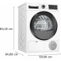 Bosch WQG24100IT asciugatrice Libera installazione Caricamento frontale 9 kg A++ Bianco (WQG24100IT)