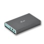 i-tec CAMYSAFEDUALM2 contenitore di unità di archiviazione Box esterno SSD Alluminio M.2 (CAMYSAFEDUALM2)