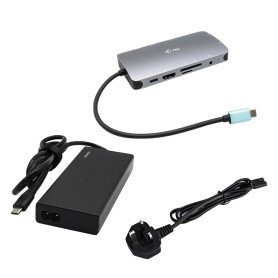 i-tec Metal USB-C Nano Dock HDMI/VGA with LAN + Universal Charger 77 W (C31NANOVGA77W)