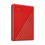 Western Digital My Passport disco rigido esterno 4000 GB Rosso (WDBPKJ0040BRD-WESN)