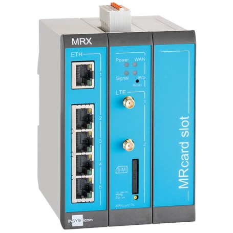 Insys Microelectronics MRX3 LTE router cablato Fast Ethernet Blu, Grigio (10016583)
