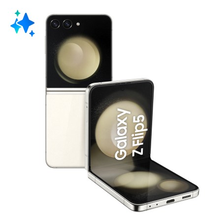 Samsung Galaxy Z Flip5 RAM 8GB Display 3,4" Super AMOLED/6,7" Dynamic AMOLED 2X Cream 512GB (SM-F731BZEHEUE)