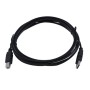 Kramer Electronics 4.6m USB 2.0 cavo USB 4,6 m USB A USB B Nero (C-USB/AB-15)
