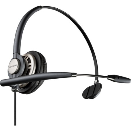 POLY ENCOREPRO HW710D Auricolare Cablato A Padiglione Ufficio Nero, Argento (78715-101)