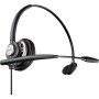 POLY ENCOREPRO HW710D Auricolare Cablato A Padiglione Ufficio Nero, Argento (78715-101)