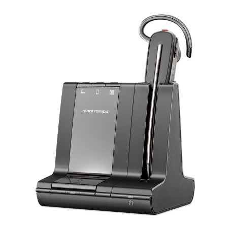 POLY 8240 Office Cuffia Aggancio, Auricolare Bluetooth Nero (211819-02)