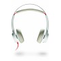 POLY Blackwire 7225 Cuffia Padiglione auricolare USB tipo A Bianco (211154-01)