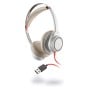POLY Blackwire 7225 Cuffia Padiglione auricolare USB tipo A Bianco (211154-01)